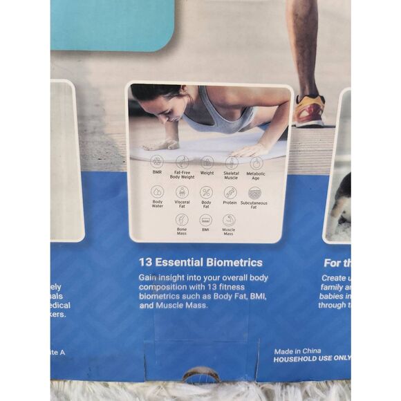 Etekcity Smart Fitness Scale Fit ESF-551 Bluetooth Compatible #B10 - Picture 4 of 6